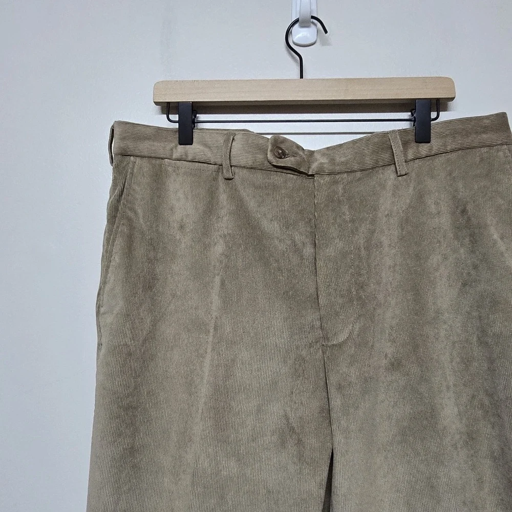 Peter Millar Nanoluxe Corduroy Pants Mens 38 Tan‎ Straight Actual 38x32 Preppy